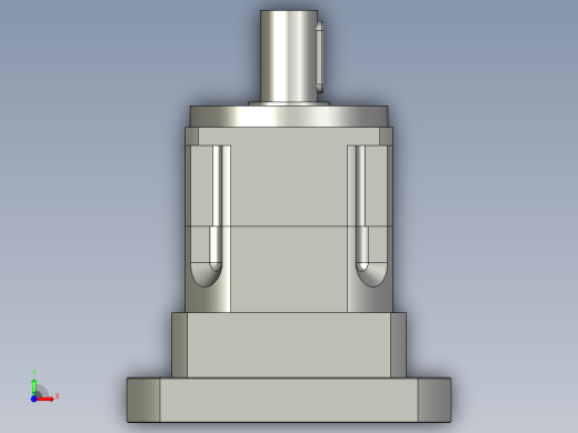 斜齿PGH115-L1 35-114.3-200-M12.STEP前视缩略图