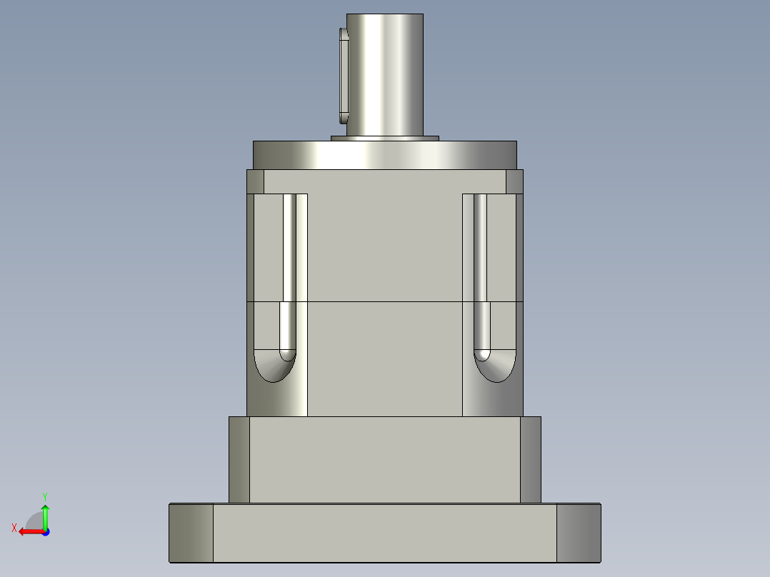 斜齿PGH115-L1 35-114.3-200-M12.STEP后视图
