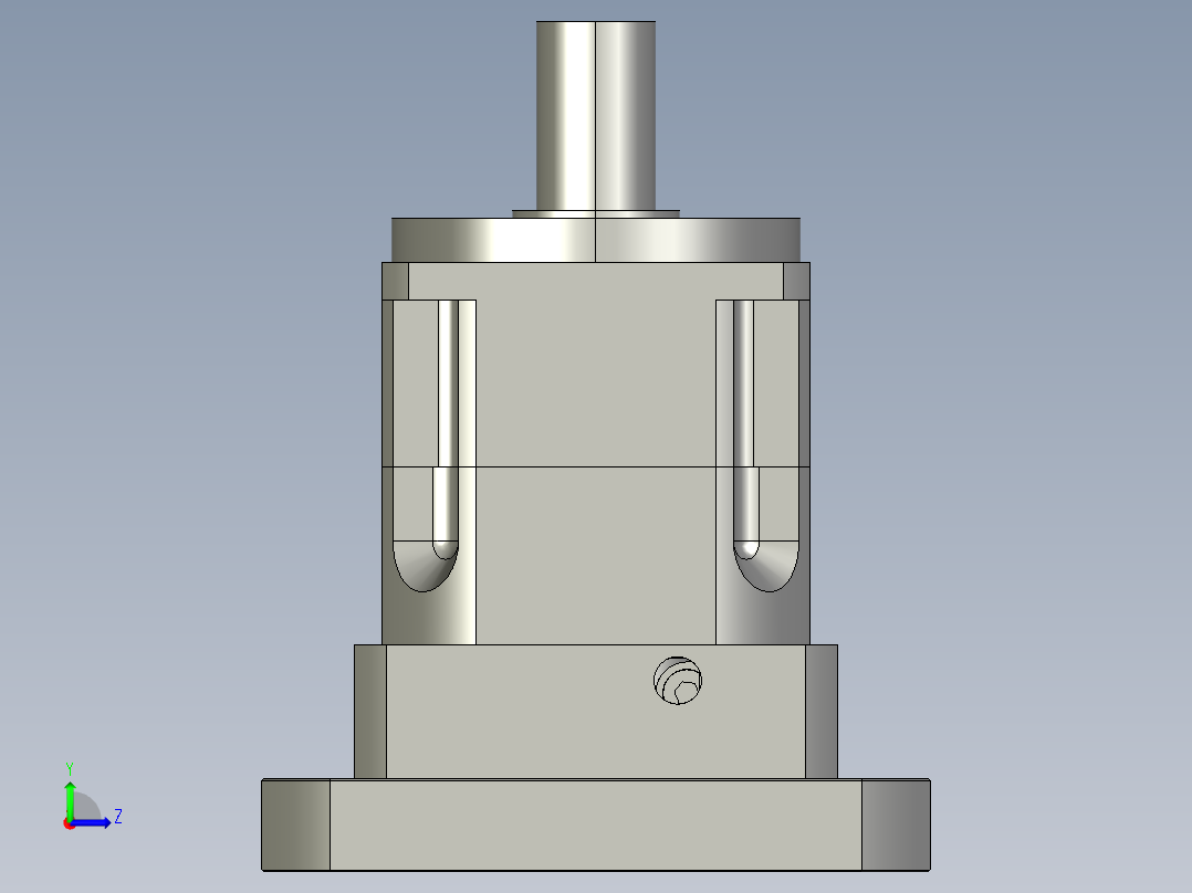 斜齿PGH115-L1 35-114.3-200-M12.STEP左视图