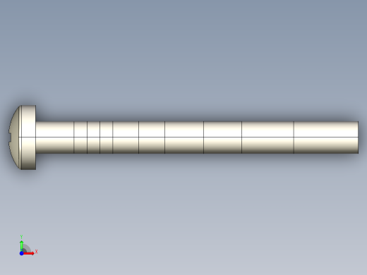 螺丝 M2.5 十字盘头-Screws M2.5 Phillips Pan Head Machine Screws前视缩略图