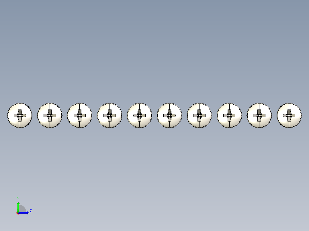 螺丝 M2.5 十字盘头-Screws M2.5 Phillips Pan Head Machine Screws左视图