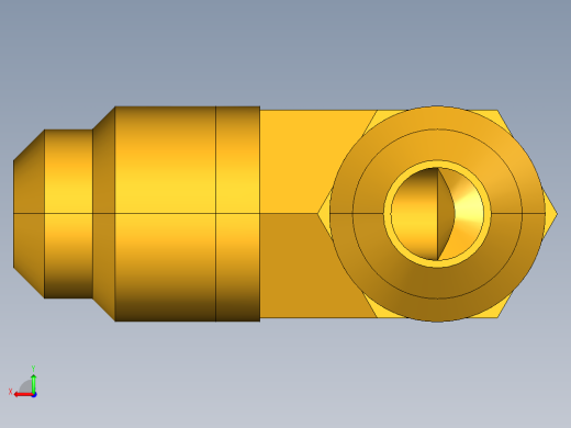 扩口式工业通用硬管接头Union Elbow 155F-4后视缩略图