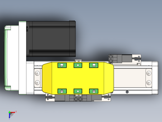 GTH内嵌丝杆全封闭GTH5-BR-57步进俯视缩略图