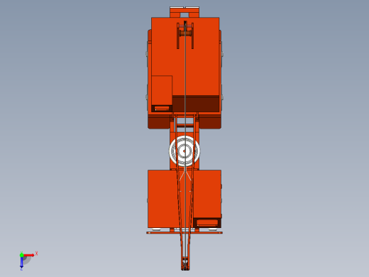 木制汽车起重机wooden-truck-crane-1-inventor俯视缩略图