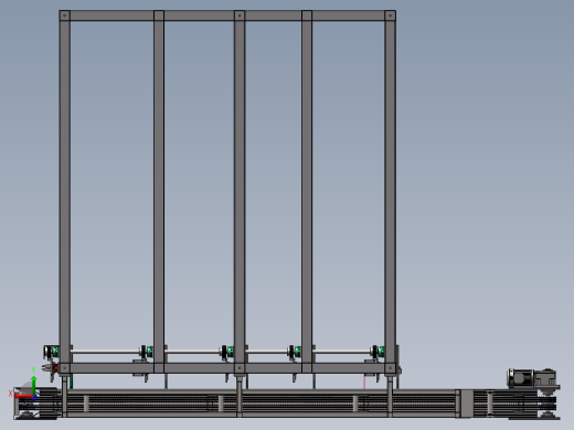 钢管供料机SW三维图==1529668==1500后视缩略图