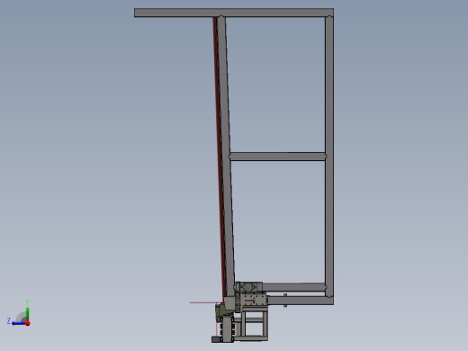 钢管供料机SW三维图==1529668==1500右视缩略图