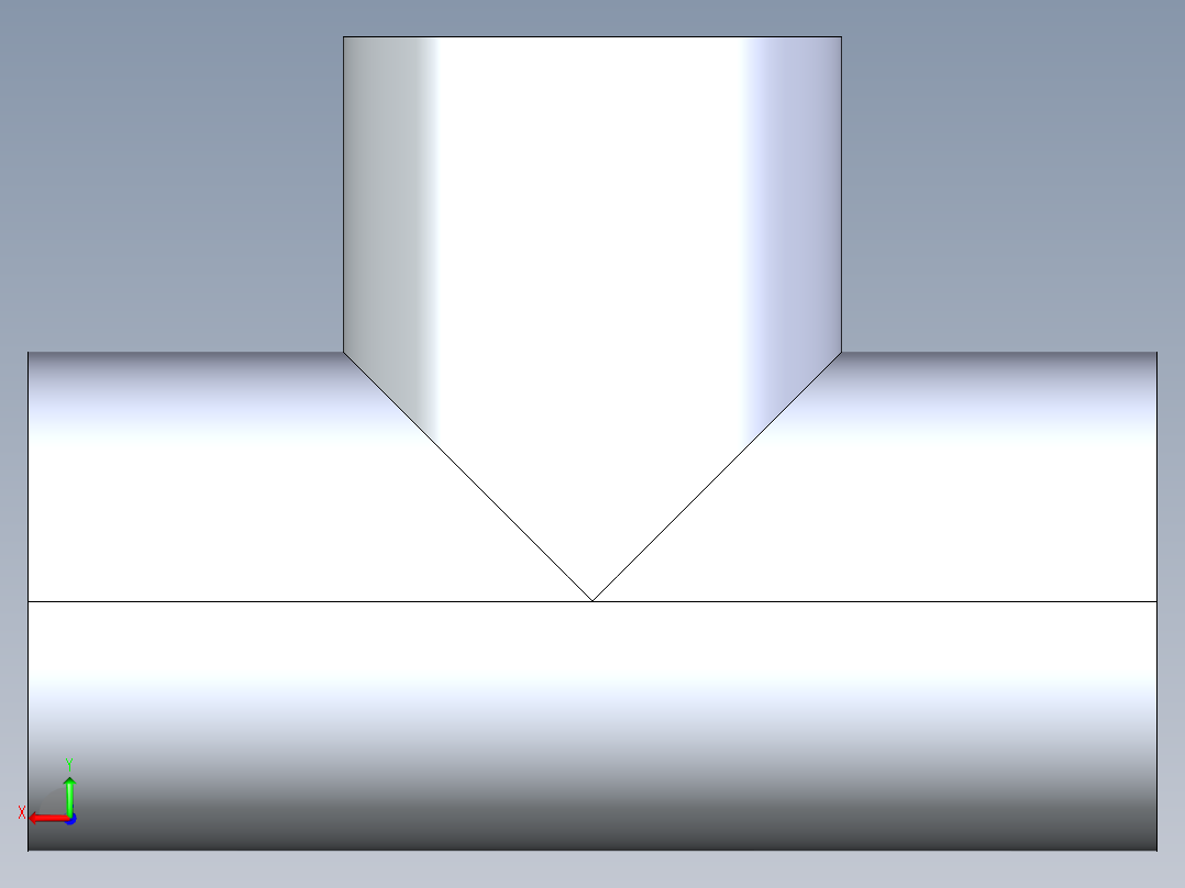 CPVC管件04-Sch80_Tee_FPTxFPTxFPT_9805-002_0.25in后视图