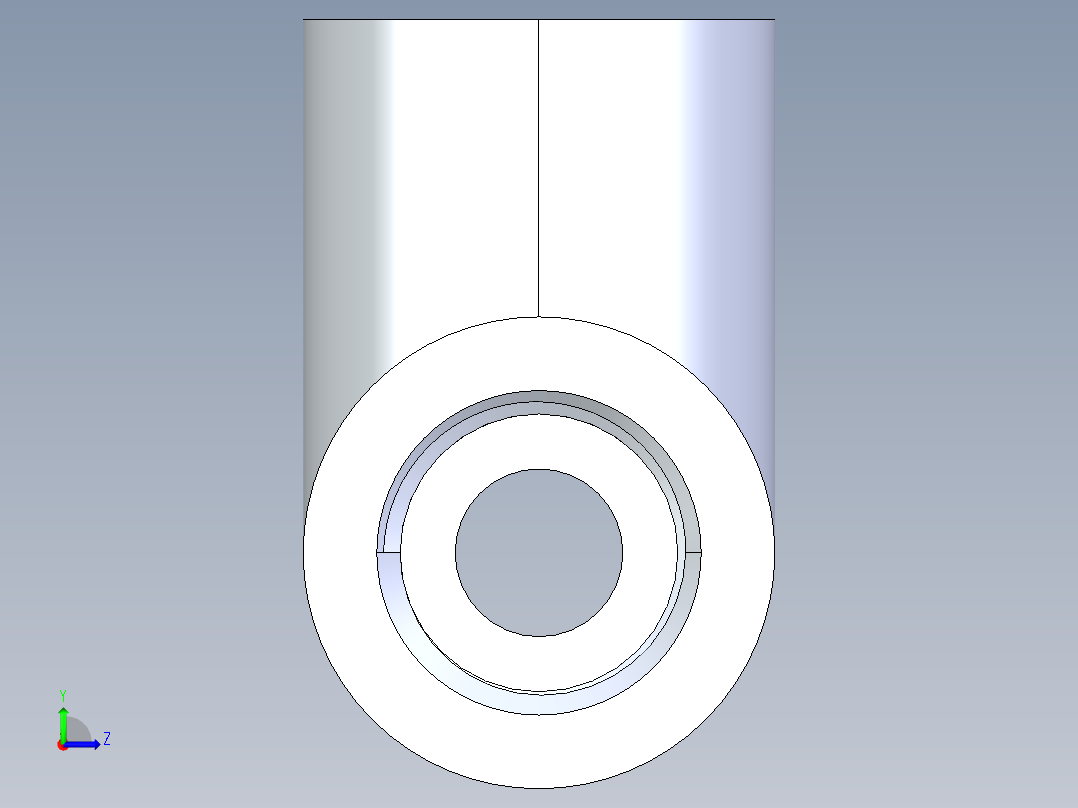 CPVC管件04-Sch80_Tee_FPTxFPTxFPT_9805-002_0.25in左视图