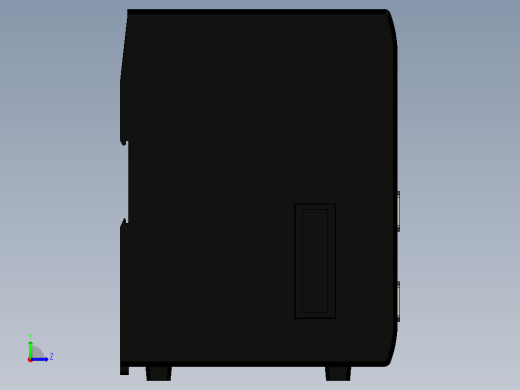 基恩士XG-E700_kc图纸模型左视缩略图