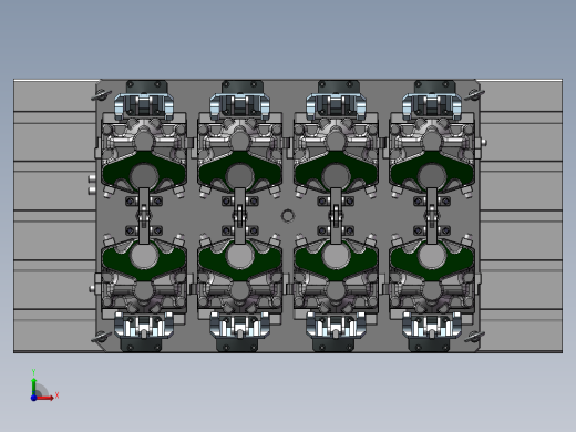 加工中心液压夹具前视缩略图