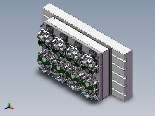 加工中心液压夹具正等轴测缩略图