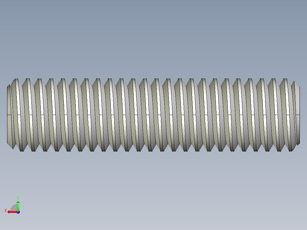 DIN 913-ISO 4026 固定螺钉-M5 L=20.STEP后视图