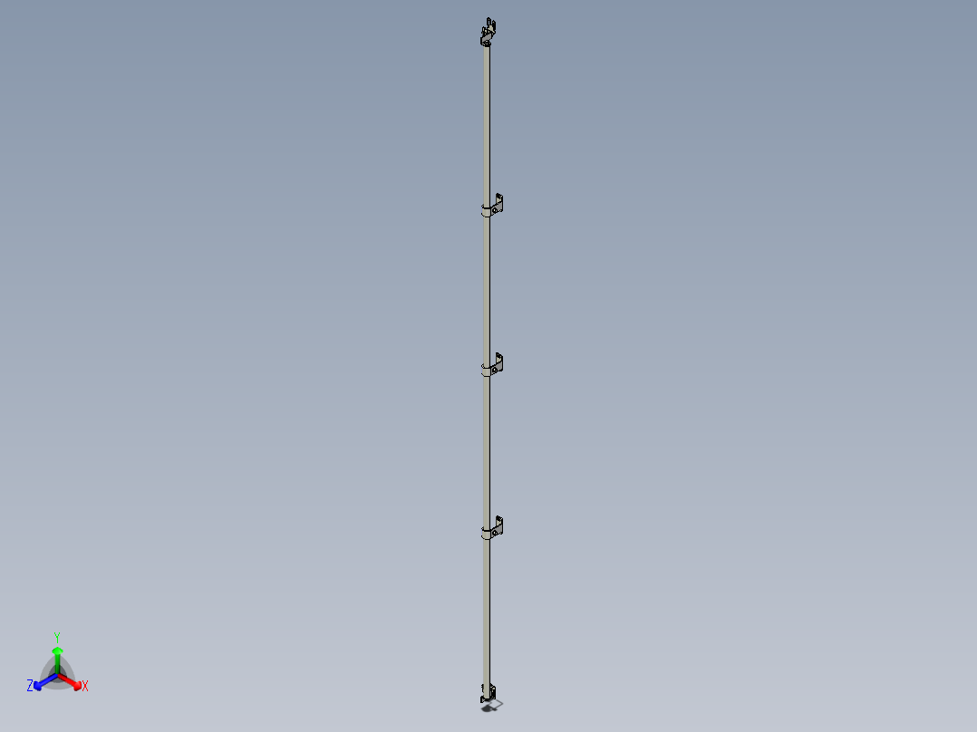 基恩士SL-JB207_back-mount_kc图纸模型正等轴测图