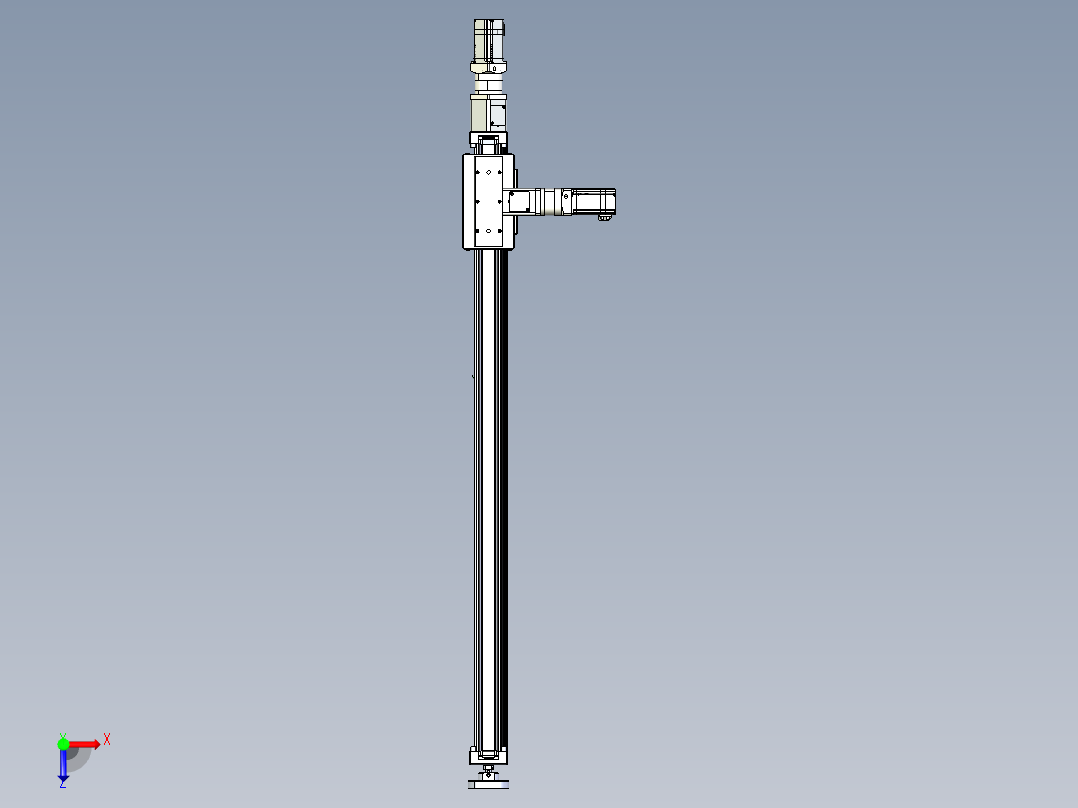 威洛博直线电机模组EB6ZR-L140-S1080-RZ575K-Z575K-MS3俯视图