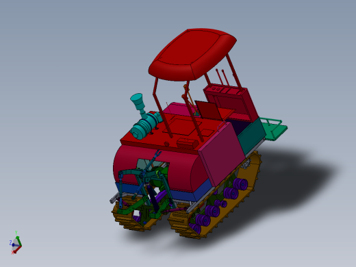 履带式拖拉机（旋耕机）