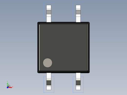 光电元件封装-PS2705-1前视缩略图