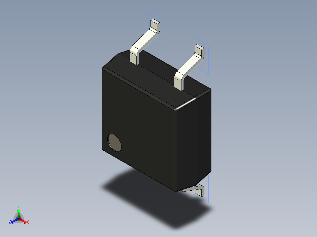 光电元件封装-PS2705-1正等轴测图