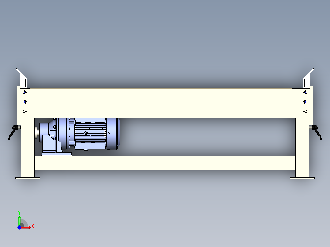 托盘 设计模型 (3)前视图