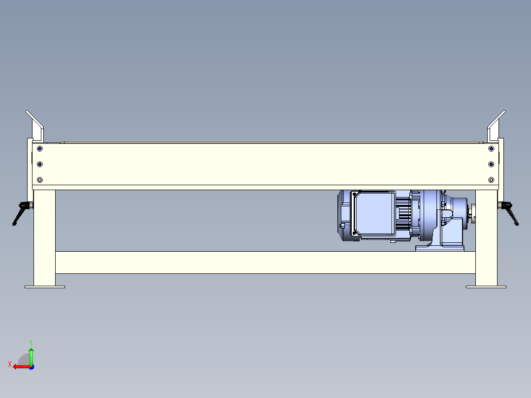 托盘 设计模型 (3)后视图