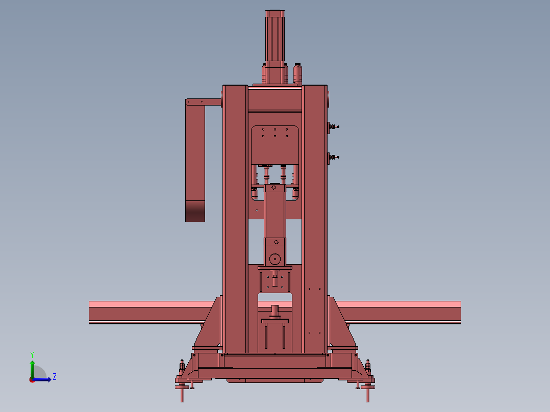 螺丝拧紧工位左视图