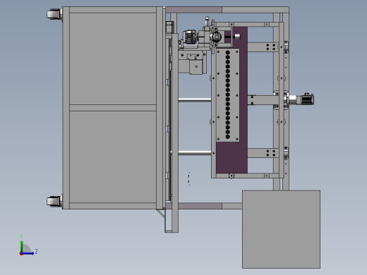 自动钻木机左视缩略图