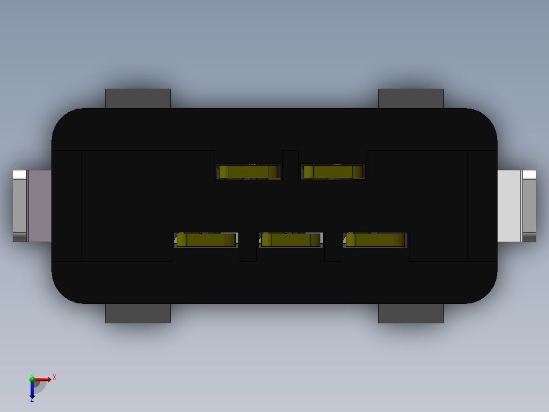 Microusb前五后五MI俯视图