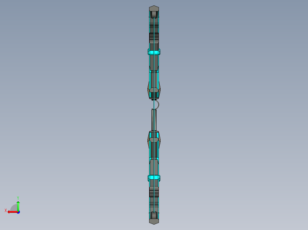 玩具弓箭模型后视图