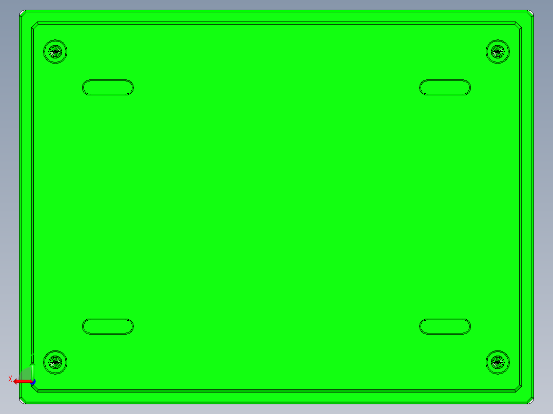 TEA-C笔记本CNC工装夹具三维模型-CNC4-0401后视图