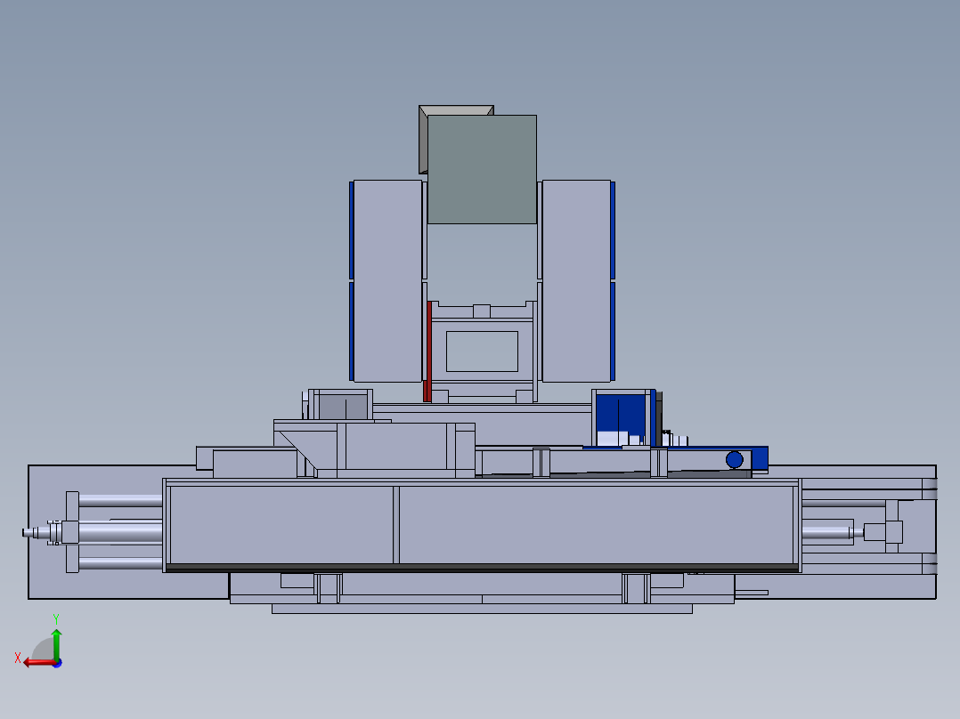 双向散热片高速切割设备sw16可编辑后视图