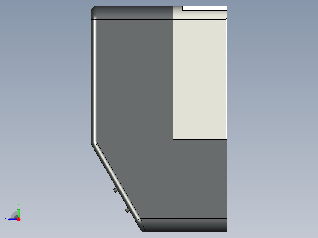 平面固化灯step右视图