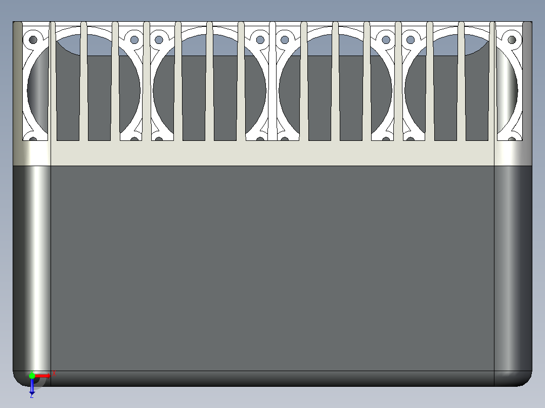 平面固化灯step俯视图