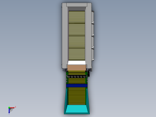 水果分级机（sw18可编辑+cad）俯视缩略图