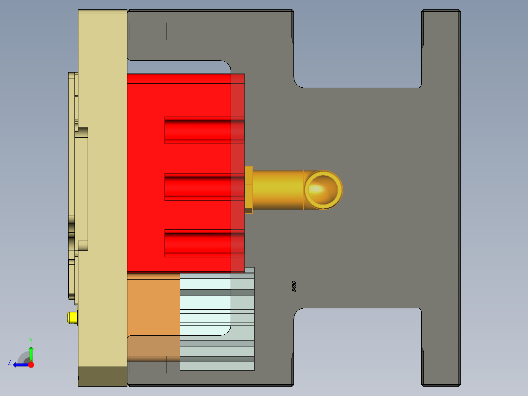 ZC001-笔记本CNC工装夹具三维模型CNC3-191217右视图