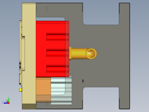 ZC001-笔记本CNC工装夹具三维模型CNC3-191217右视缩略图