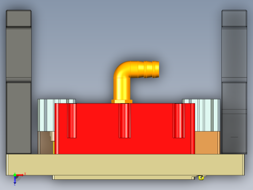 ZC001-笔记本CNC工装夹具三维模型CNC3-191217俯视缩略图