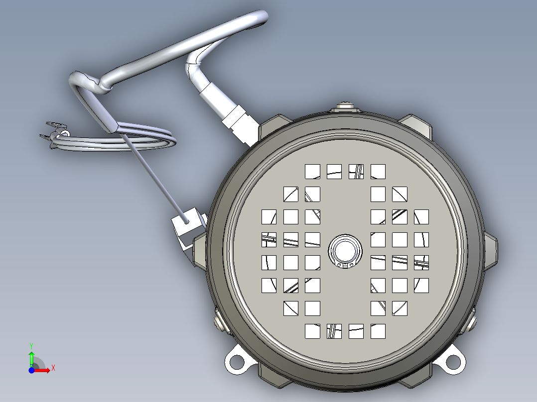 0.4KW无刷电机前视图