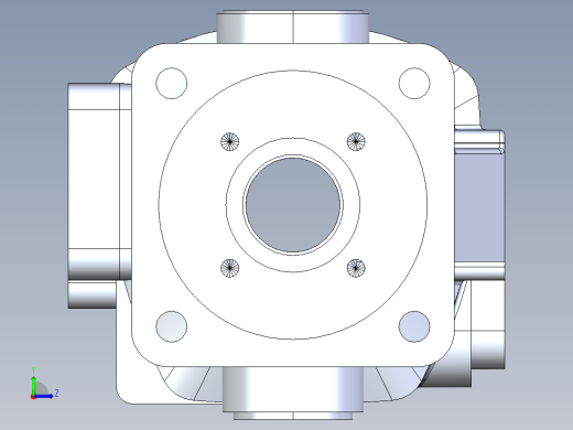 泵外壳左视缩略图
