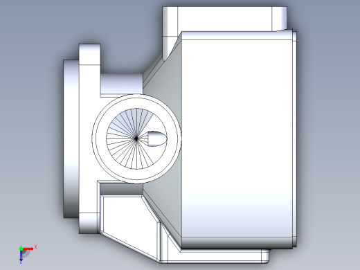 泵外壳俯视缩略图
