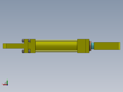 A0002797-连杆液压缸 (DANIELI) (水箱盖) 63x45x240 毫米后视缩略图