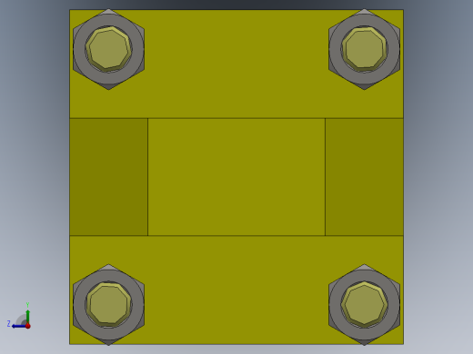 A0002797-连杆液压缸 (DANIELI) (水箱盖) 63x45x240 毫米右视缩略图