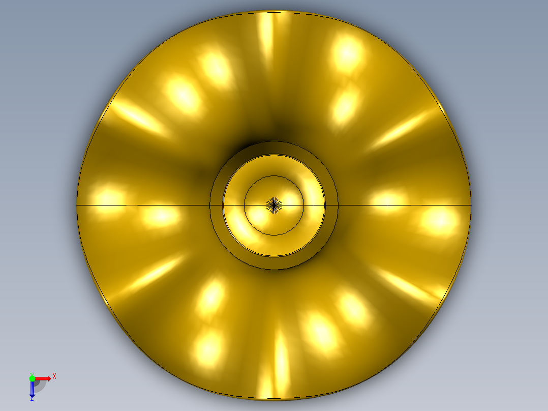 精美创意花瓶俯视图