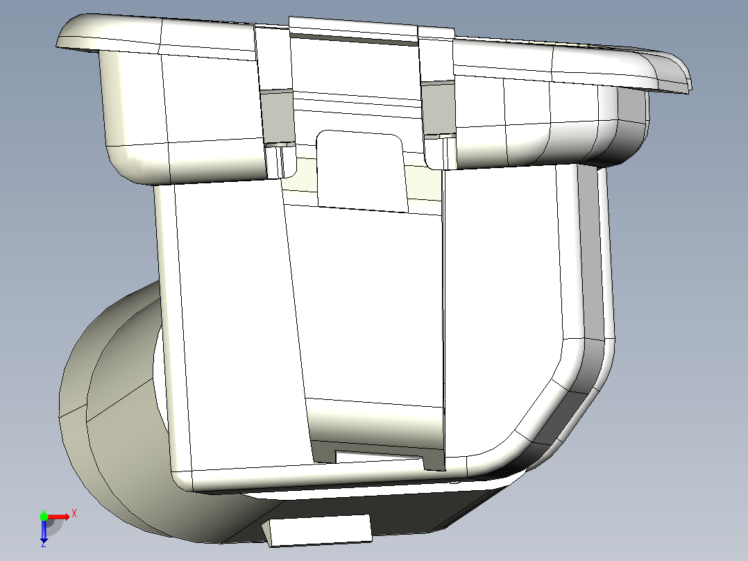 汽车牌照灯模型-1189179--50俯视图