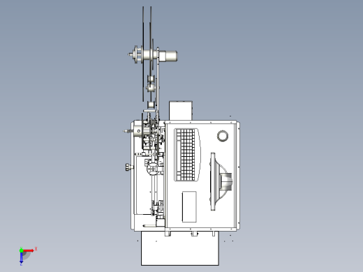 在线式SMT输送包装机（电子元件检测编带包装机）俯视缩略图