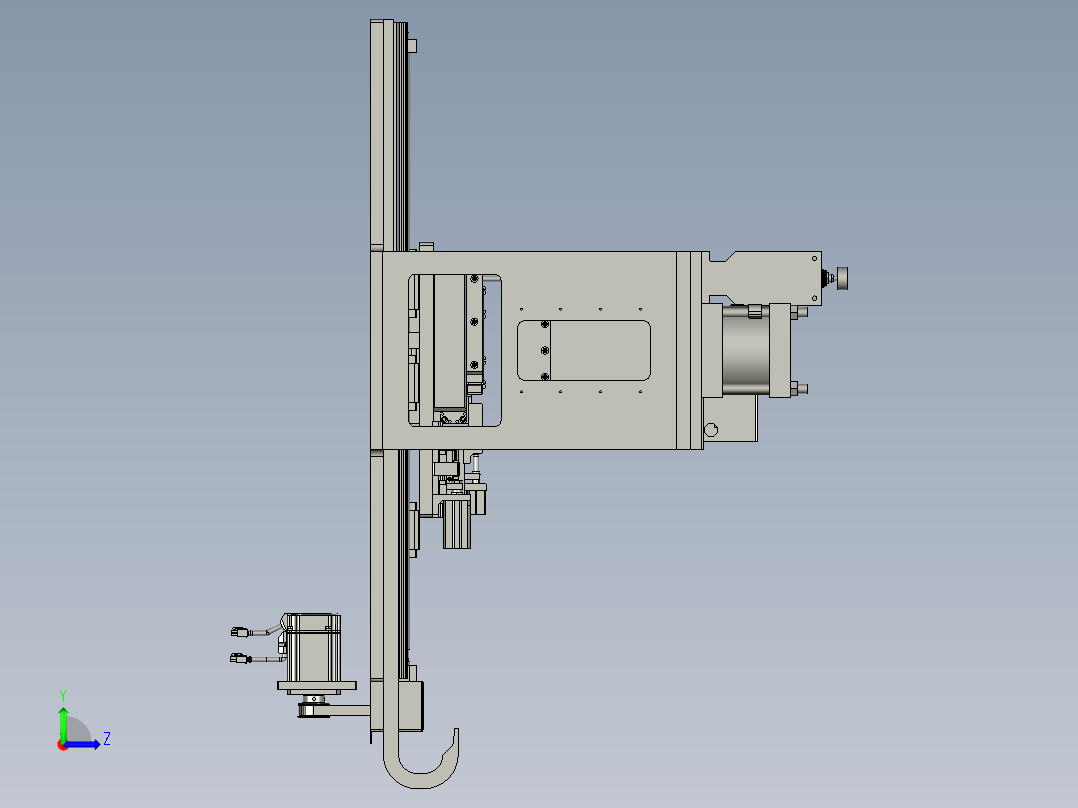 CZXD2401-09尺寸测量左视图
