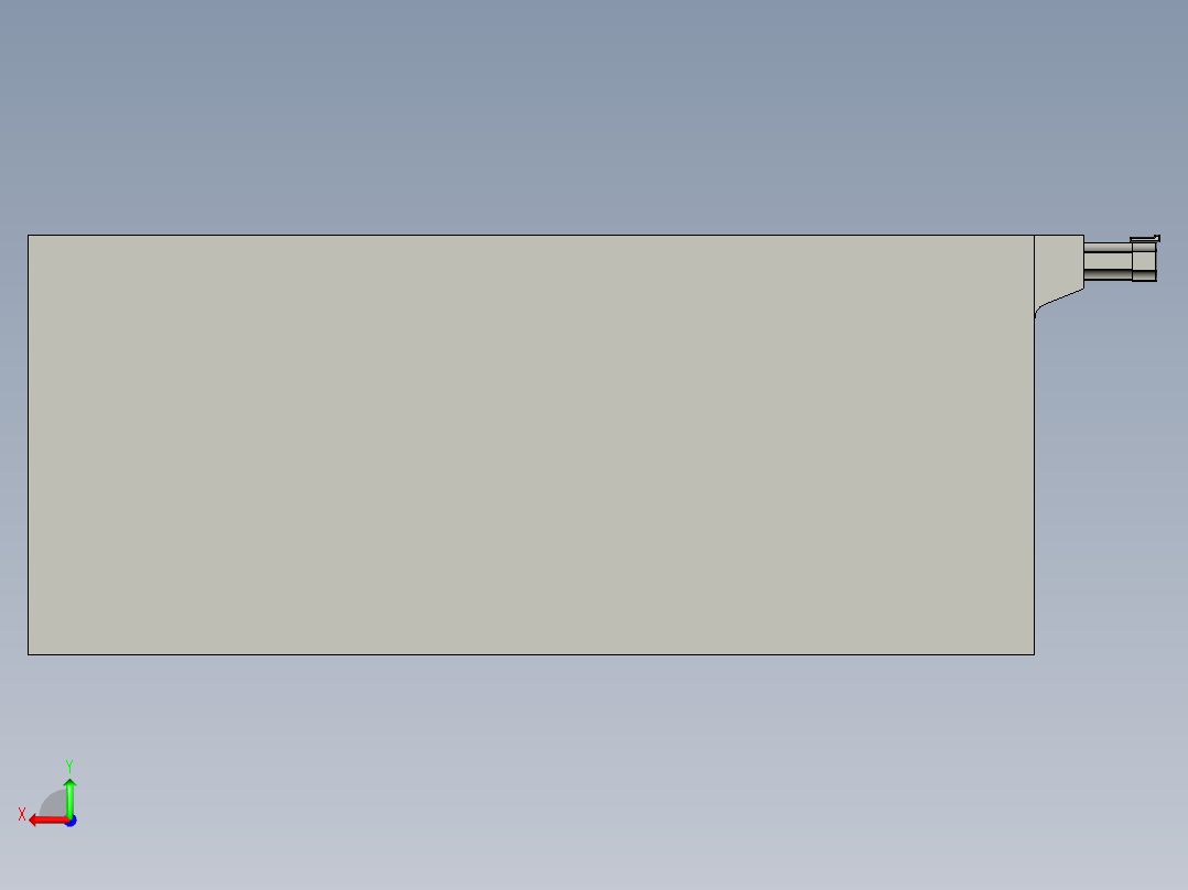 高速铝型材钻铣加工中心后视图