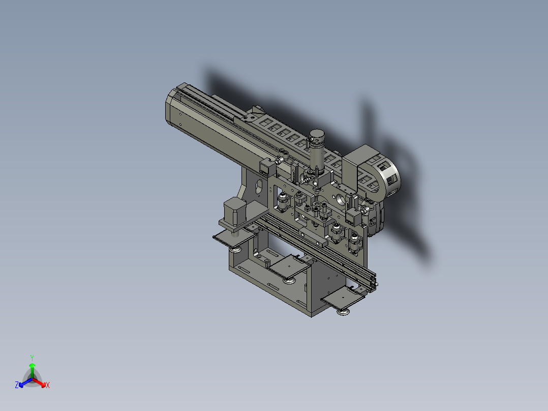QQ-M03808-13贴裹尾胶移栽机械手正等轴测图