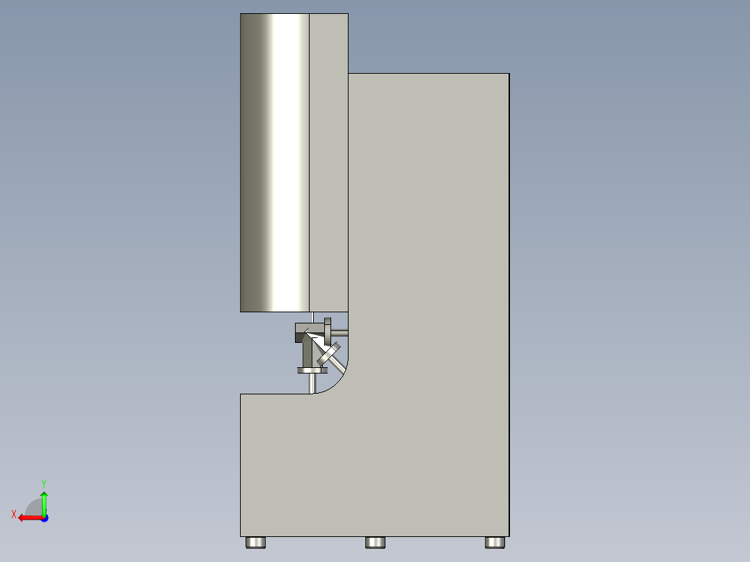多视点外观检测设备后视图