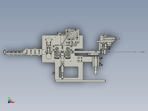 2018SOLIDWORKS0200Z送线裁线机构前视缩略图