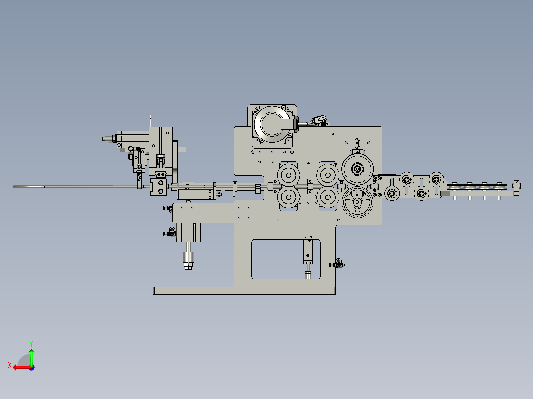 2018SOLIDWORKS0200Z送线裁线机构后视图