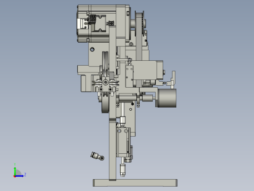 2018SOLIDWORKS0200Z送线裁线机构左视缩略图